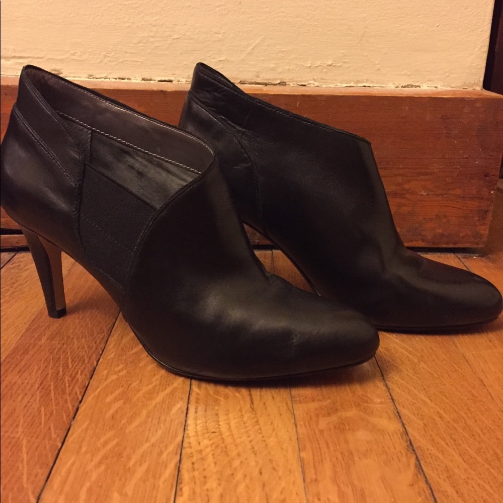 Black short booties